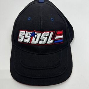 Diesel 55DSL Cap 100%‎ Cotton Black Adjustable Vintage NWT